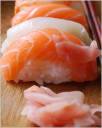 Прессованные суши "Сердце" – кулинарный рецепт