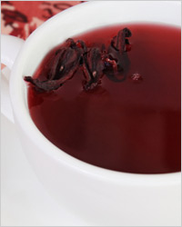 Холодный чай «Каркаде с кумкватом и имбирем» – кулинарный рецепт