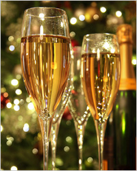 Шампанское на Новый год