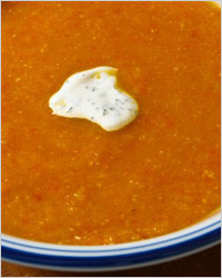 Суп-пюре с телятиной