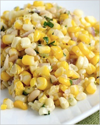 Салат из кукурузы и кедровых орешков «Моментальный»