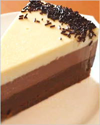 Торт-суфле «Три шоколада»