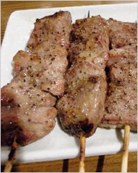 Шашлык-ассорти из мяса и ливера