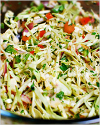 Витаминный салат из капусты 
