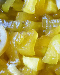 Цукаты из кабачков с мёдом и лимоном