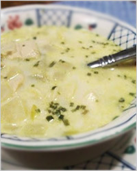 Суп-лапша с плавленым сыром