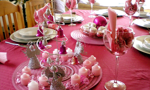 Сервировка праздничного стола на Новый год