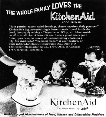 История возникновения бренда KitchenAid, уносит нас в далекий 1919 год