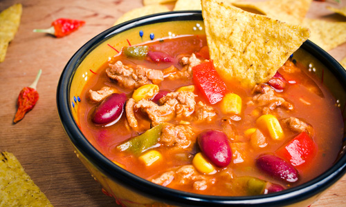 Фасолевый суп по-мексикански