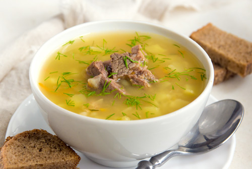 гороховый суп с мясом