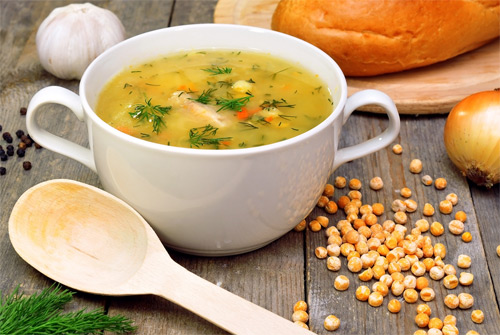 Рецепт горохового супа с копчёностями