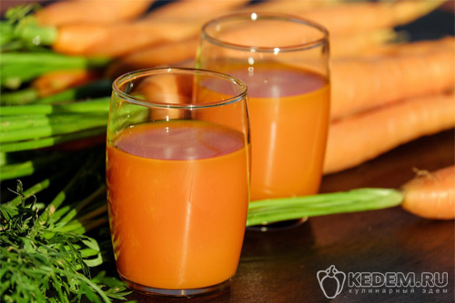морковный сок с мякотью на зиму	