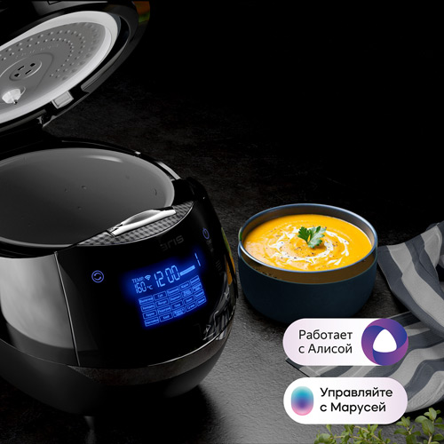 Мультиварка Polaris PMC 0526 IQ Home умеет подогревать и готовить с персональными настройками