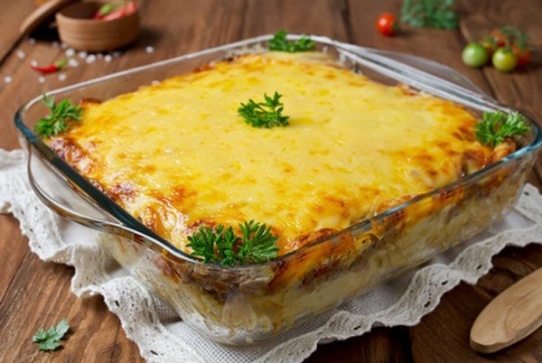 Картофельная запеканка с фаршем и сыром в духовке - 19 пошаговых фото в рецепте