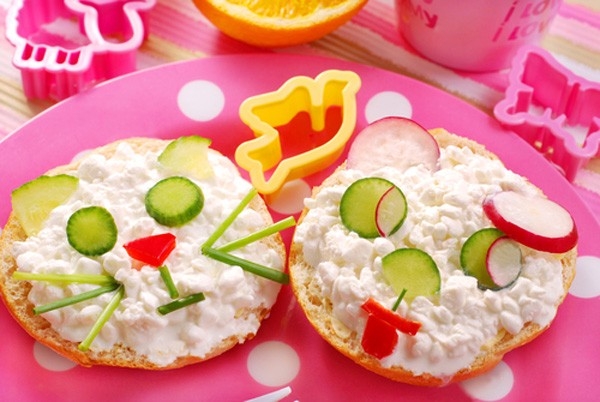 Маленькие бутерброды для детей