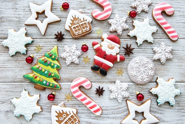 Рождественское печенье с глазурью — рецепт с фото пошагово + отзывы