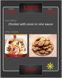 Так на экране смартфона выглядит интерфейс системы управления духовкой Gorenje iChef+