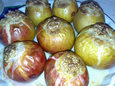 Яблоки из микроволновки