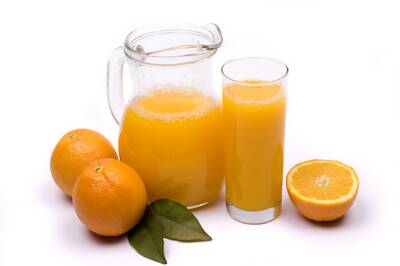 Пейте апельсиновый сок