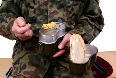 Американские солдаты приучаются к здоровому питанию
