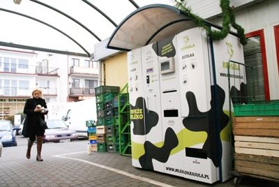 В Польше появились автоматы по продаже молока