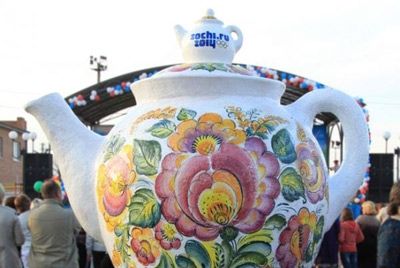 Изготовлен чайник, ставший самым большим сувениром Олимпиады в Сочи