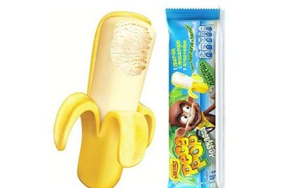 Банановое мороженое с кожурой