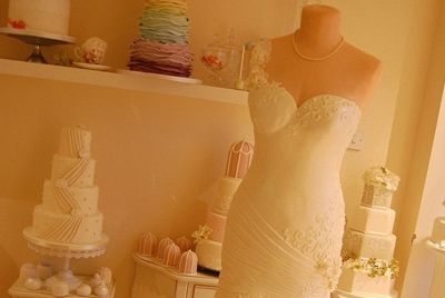 Свадебный торт, неотличимый от платья