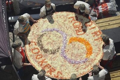 Изготовлена самая большая пицца в мире