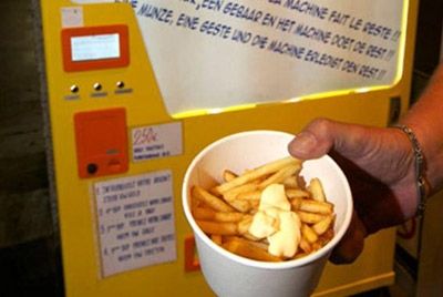 В Бельгии появились автоматы с картофелем-фри