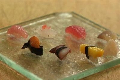 Самые маленькие в мире суши весят меньше 1 грамма