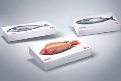 Дизайнеры создали «живую» упаковку для замороженной рыбы