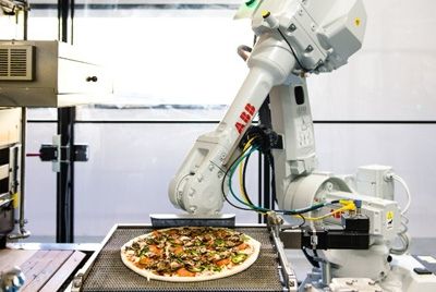 Пиццерия, в которой работают роботы