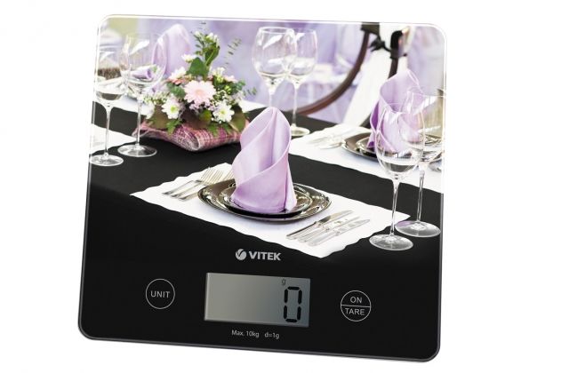 Яркие кухонные весы VT-8024 от VITEK