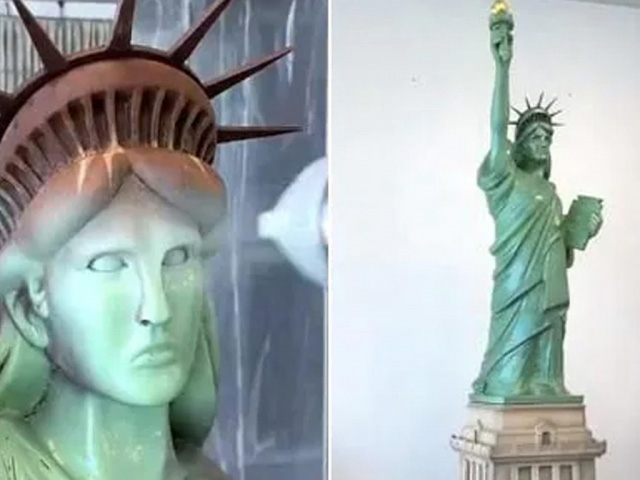 Кондитер из Лас-Вегаса создал шоколадную Статую Свободы