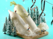 Японский художник создает сцены в миниатюре из еды