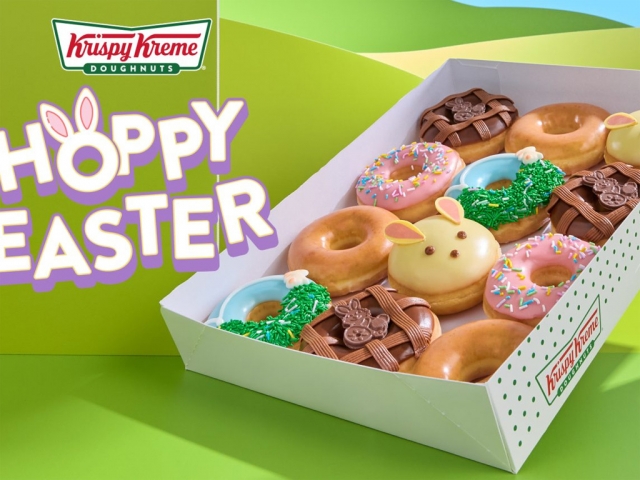 Компания Krispy Kreme выпустила серию пончиков в виде кроликов к Пасхе