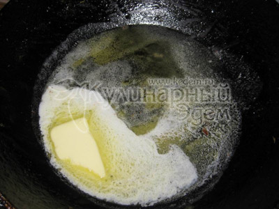 Сливочное масло на сковороде – рецепт соуса бешамель