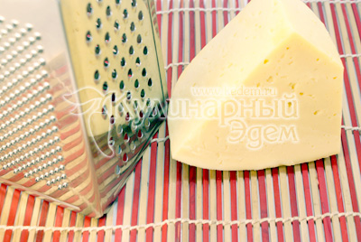 Сыр натереть на терке