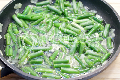 Рис с зеленой фасолью – кулинарный рецепт