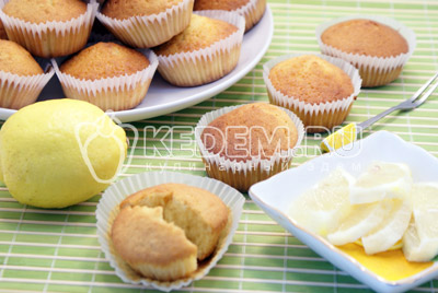 Лимонные кексы