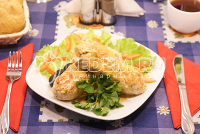 Рулетики из грудок куриных