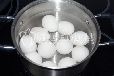 Сварить яйца вкрутую