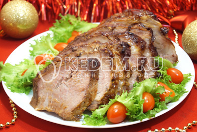 Мясо в духовке «Новогодний пир» 