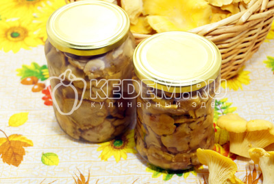 Маринованные лисички
