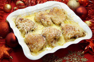 Курица с картошкой «Праздничная» готова