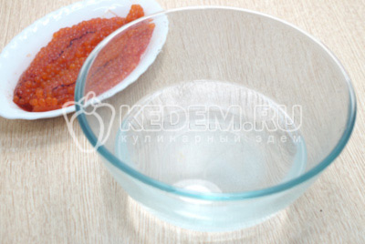 В миску налить 1/2 литра кипяченой теплой воды (35-40 градусов) и добавить 2 ст. ложки соли, хорошо перемешать.