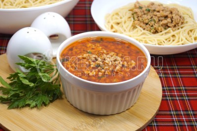 Спагетти с фаршем рецепт – Европейская кухня: Паста и пицца. «Еда»