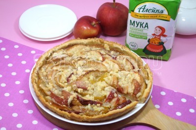 Яблочный пирог Цветаевский в мультиварке