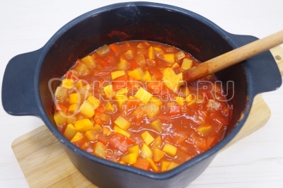 Варить на среднем огне 25-30 минут. 